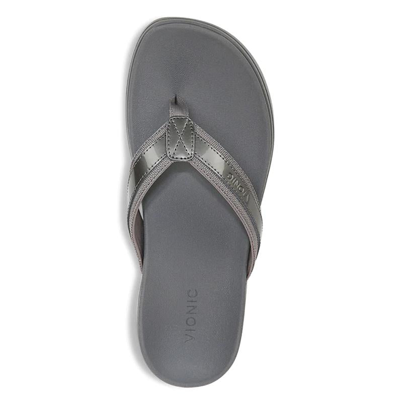 Vionic High Tide II Platform Sandal in Pewter