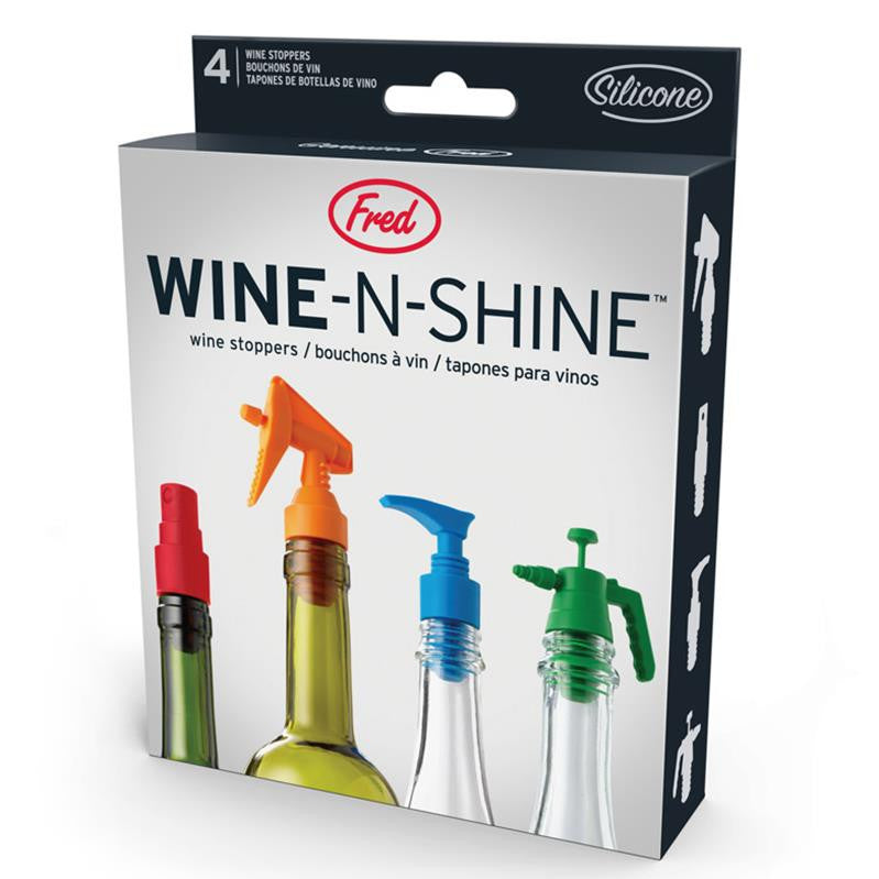 Fred Wine-N-Shine Wine Stoppers