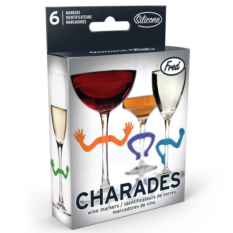 Fred Charades Wine Markers
