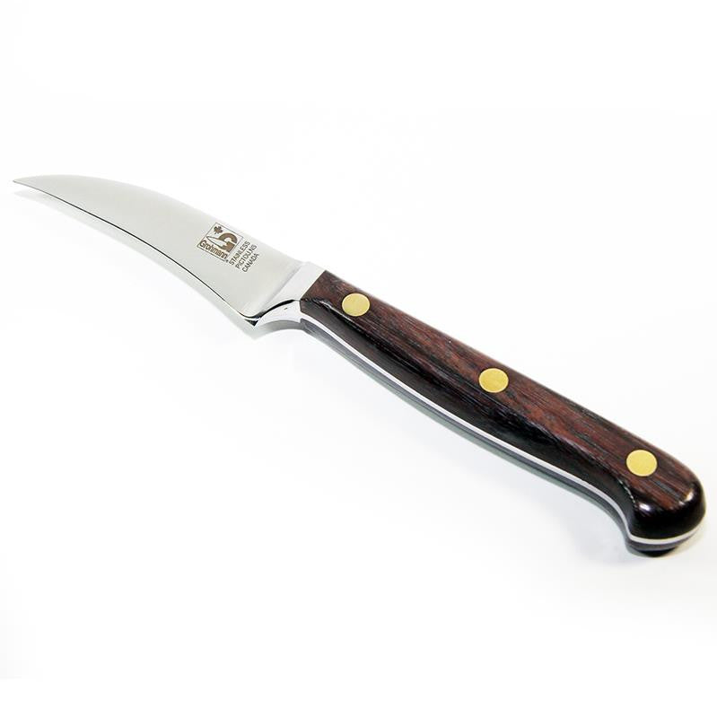 Grohmann 3" Paring Knife Curved Forged