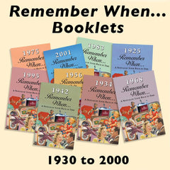 Remember When 24-Page Booklets