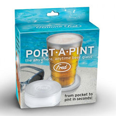 Fred Port-A-Pint Folding Beer Glass