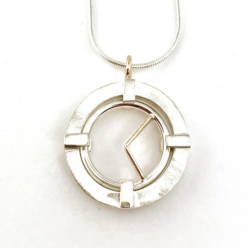 Constantine Designs Time Pendant ss/14k