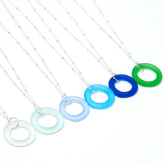 Recycled Bottle Seaglass Necklace