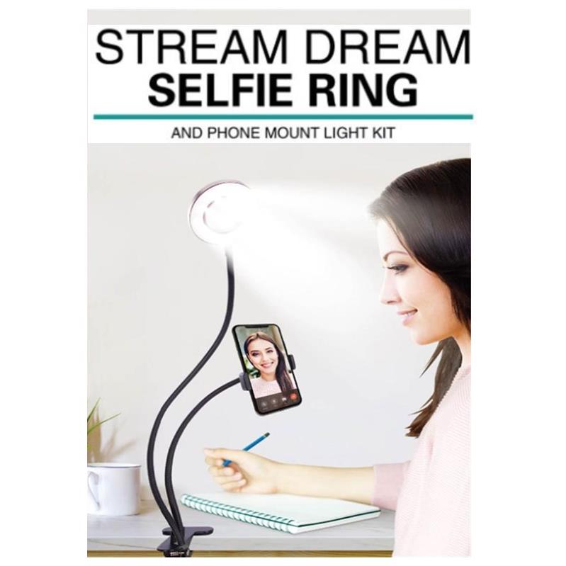 Stream Dream Selfie Ring & Phone Mount Light Kit