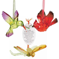 Acrylic Multi-Facetted Ornaments