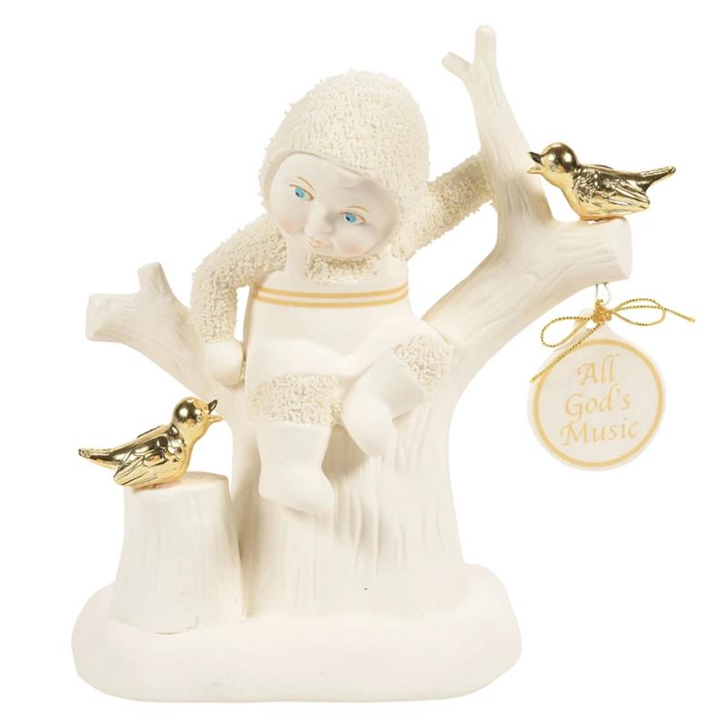 Snowbabies All God’s Music Figurine