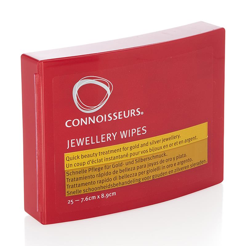 Connoisseurs Jewelry Wipes Compact