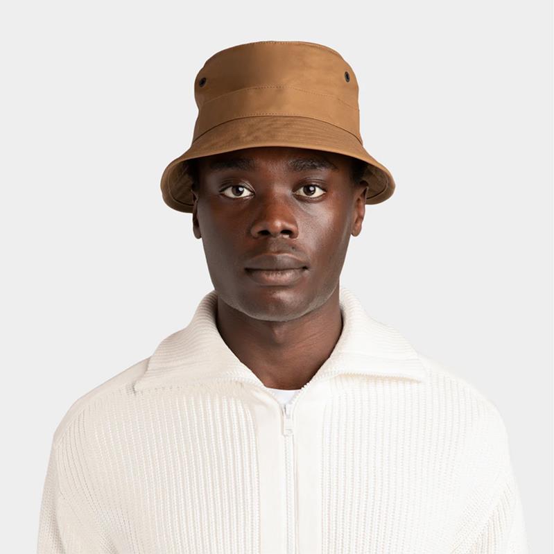 Tilley Waxed Bucket Hat in British Tan