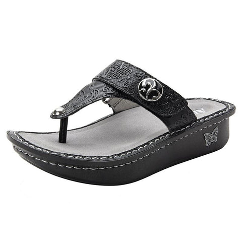 Alegria Carina Hello Doily Black Sandal