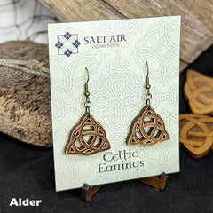 Salt Air Earrings Celtic Trinity