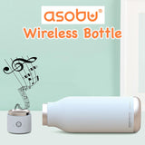 Asobu Earphone H2 Audio Insulated Water Bottle Stainless Steel 20 Ounce  (Mint)