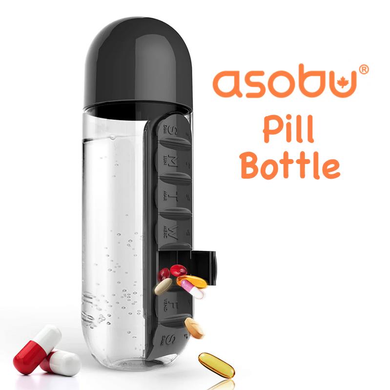 Asobu® Pill Organizer Bottle